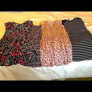 Bundle of 4 Toddler girls 4T dresses